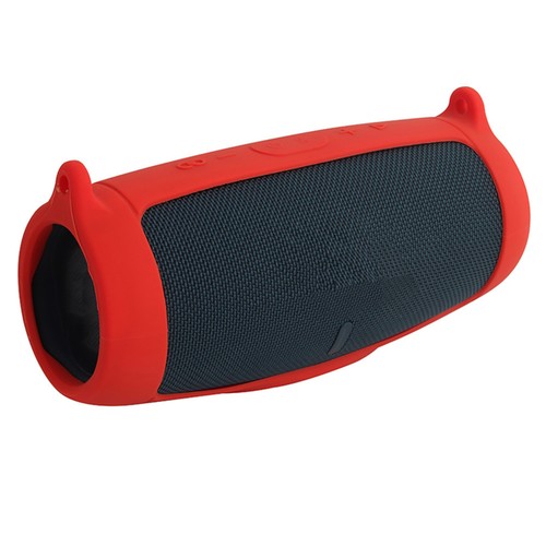 Red silicone cover case - red,